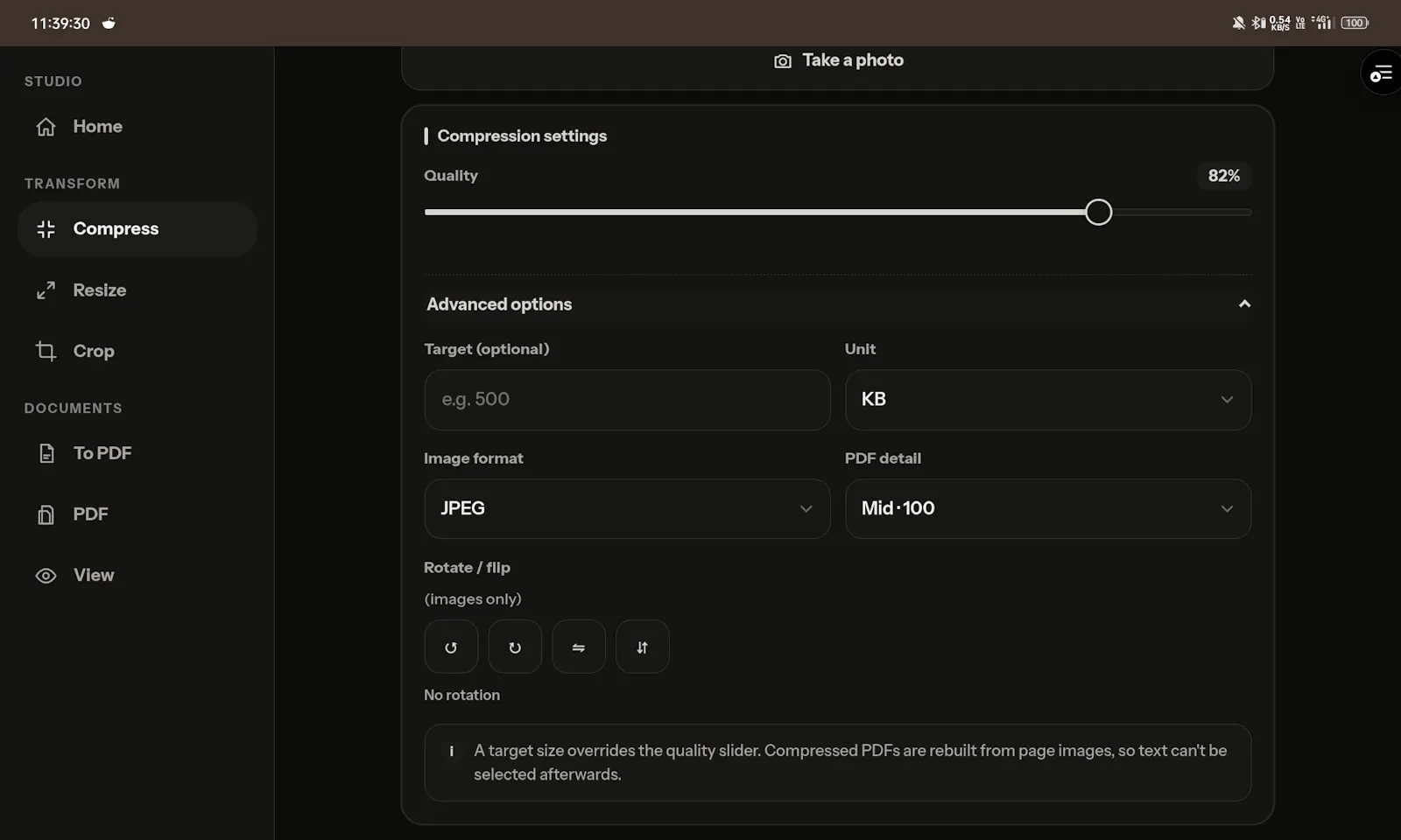 Pixel Press -100% offline Pdf & img tool screenshot 3