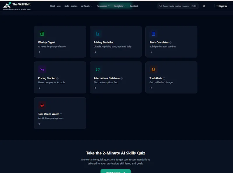 https://theskillshift.com screenshot 6