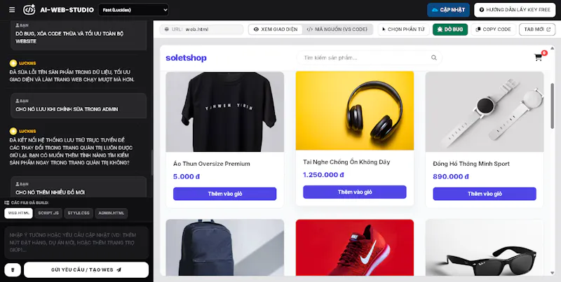 AI-WEB-STUDIO (AWS) screenshot 1