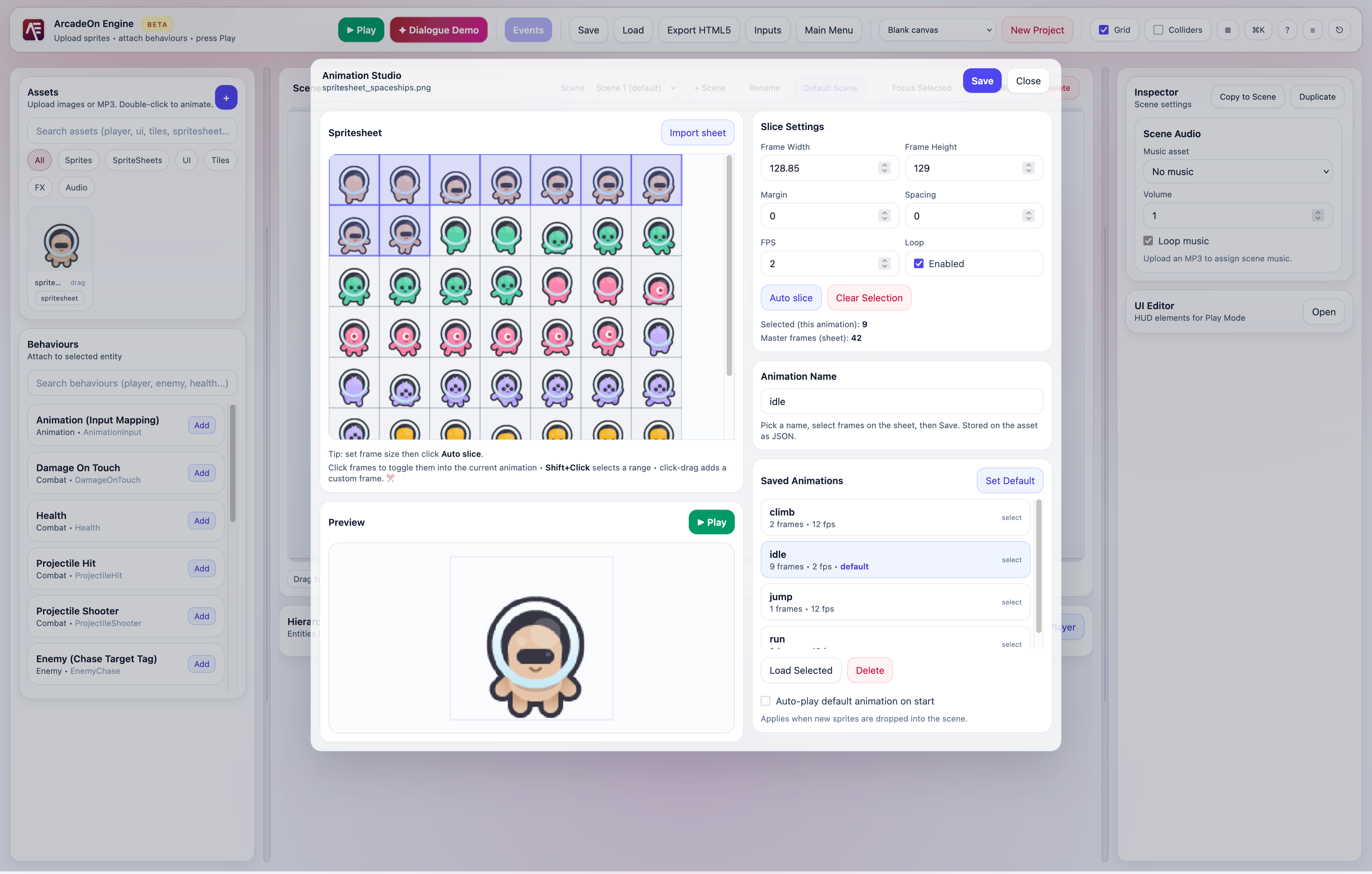 ArcadeOn Engine - Screenshot 3 showing product features and functionality