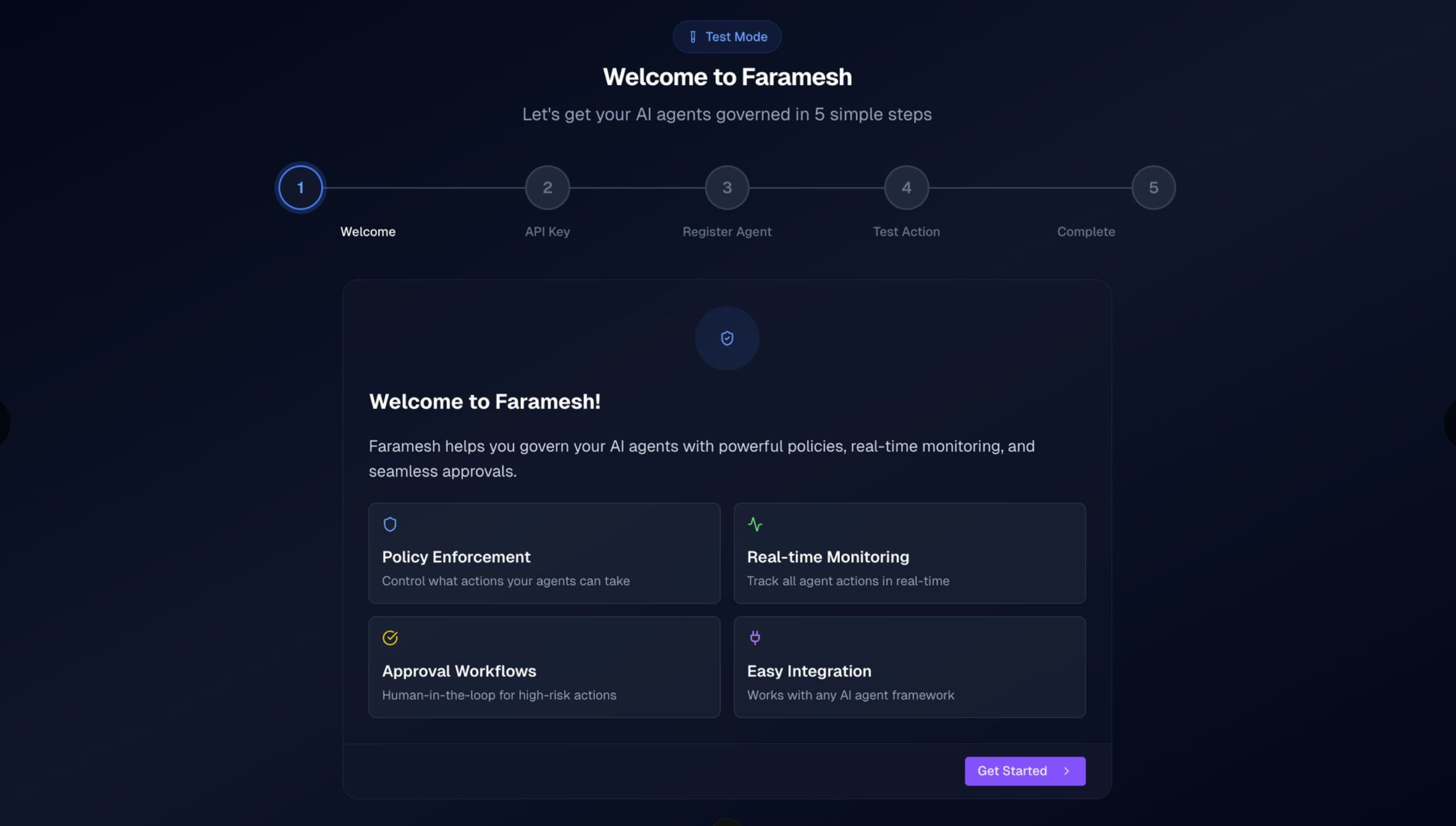 Faramesh - Screenshot 2 showing product features and functionality