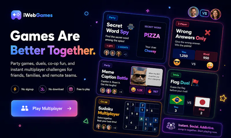 iWebGames screenshot 1