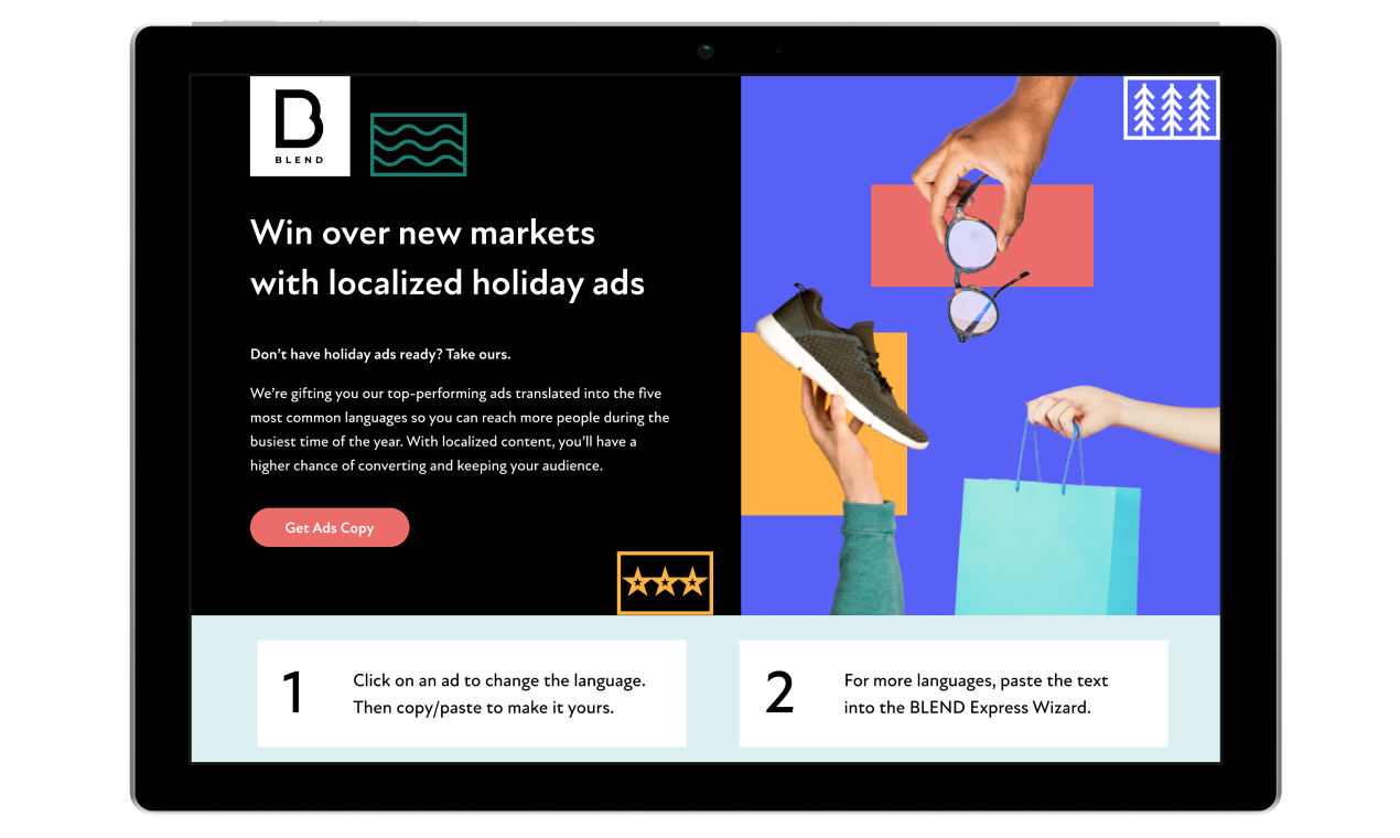 BLEND Multilingual Ad Copy gallery image