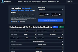 MockAddress gallery image
