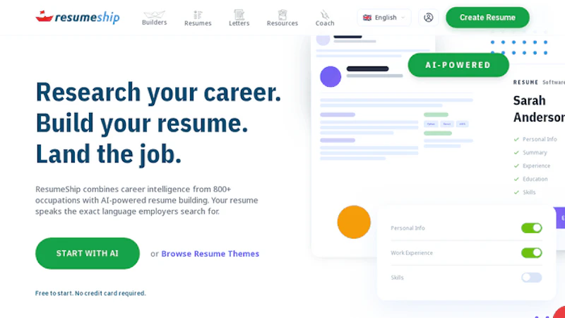 ResumeShip screenshot 1