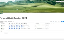 Personal Habit Tracker 2024 media 1
