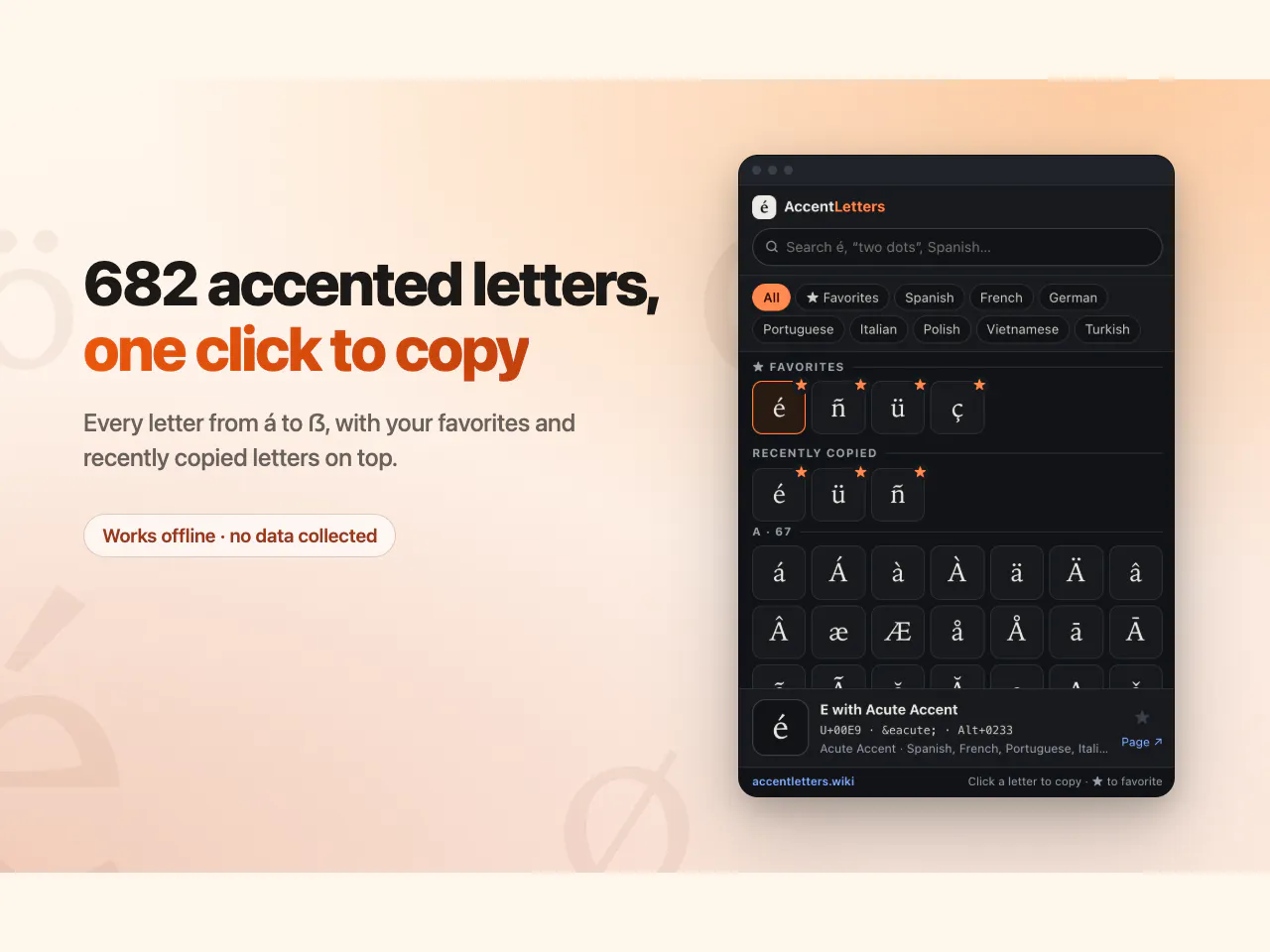 Accent Letters for Wix gallery image