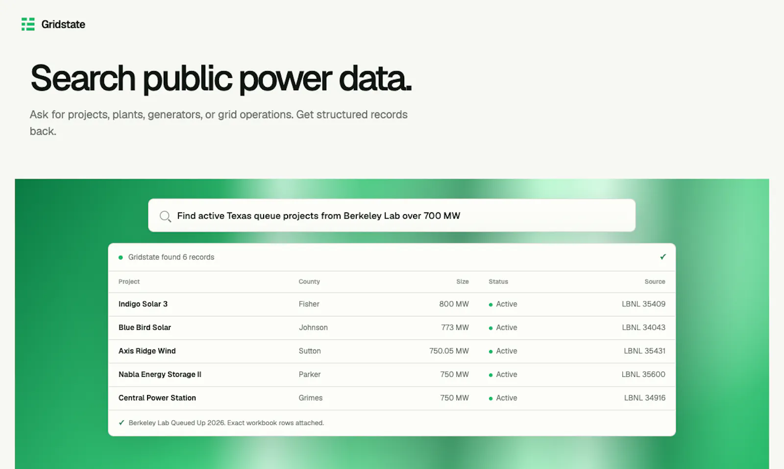 Gridstate screenshot 1