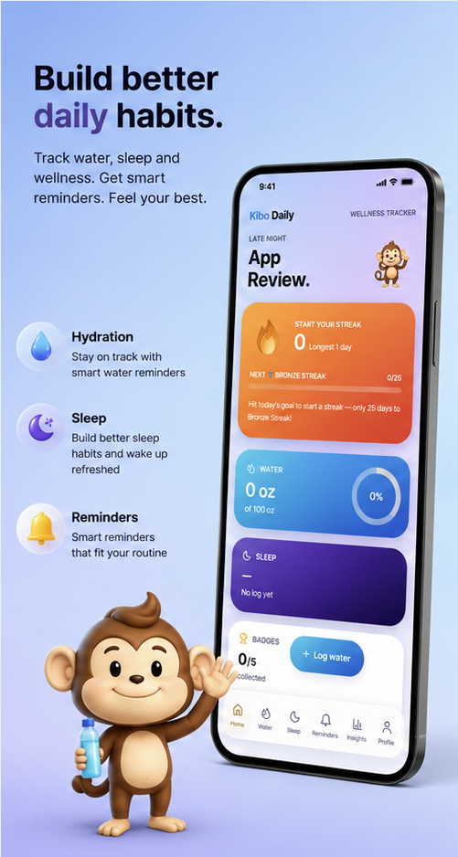 KiboDaily: Wellness Tracker gallery image