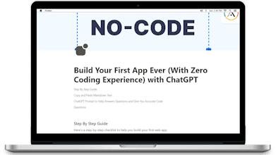 Build apps with ZERO code using ChatGPT gallery image