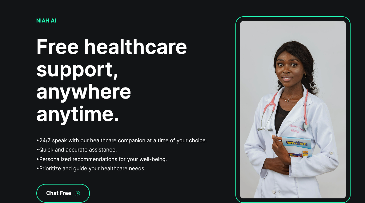 startuptile Niah AI-Your dedicated healthcare companion