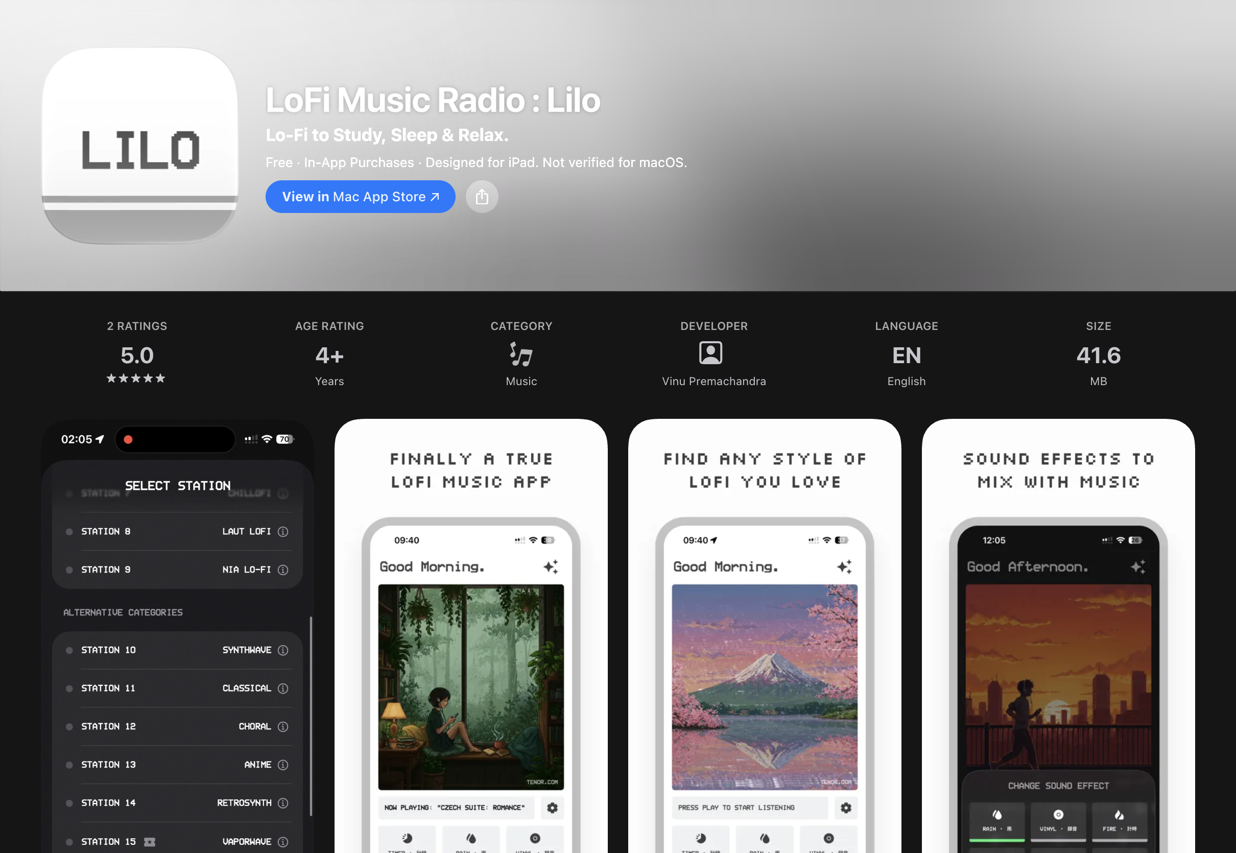 Lilo-Fi Lofi Music gallery image