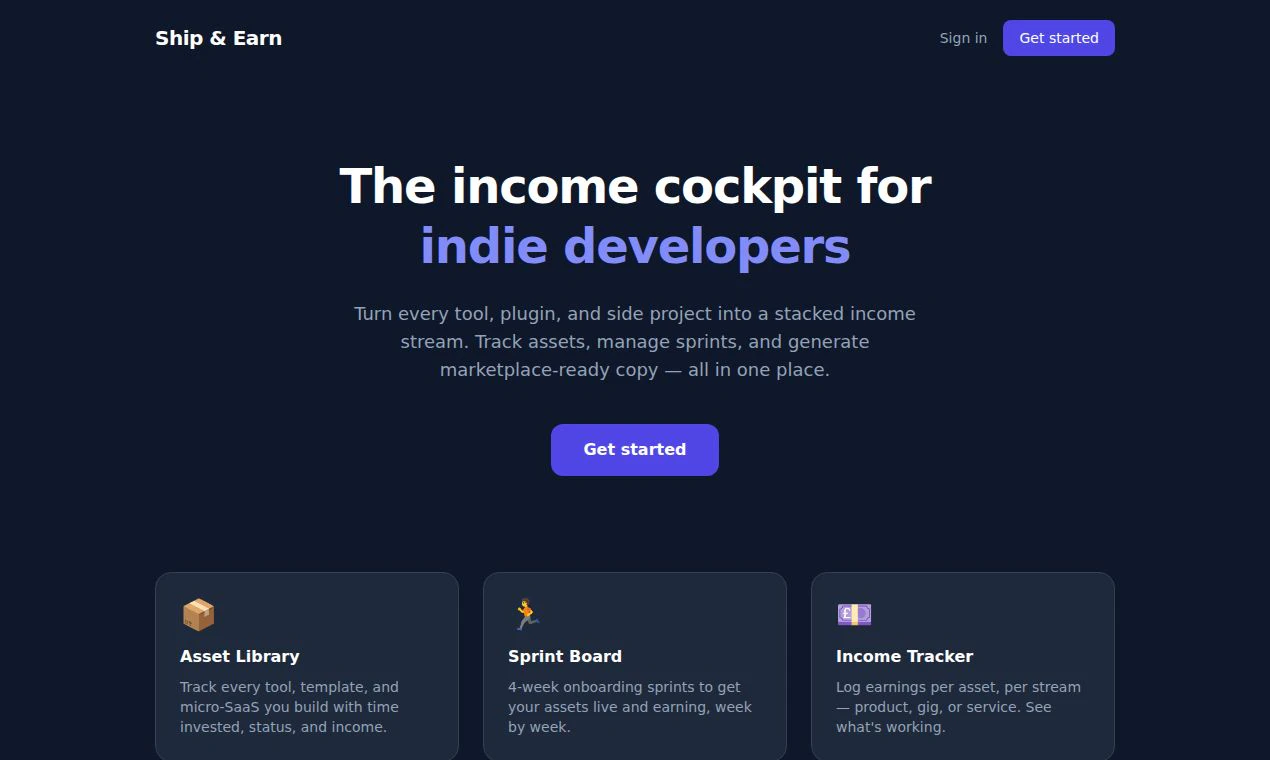 Ship & Earn — Earn smarter, ship faster 截图