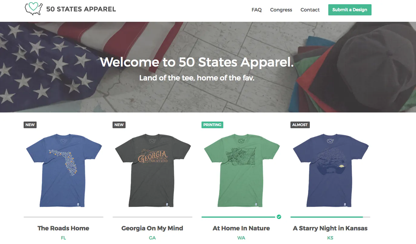 50 States Apparel