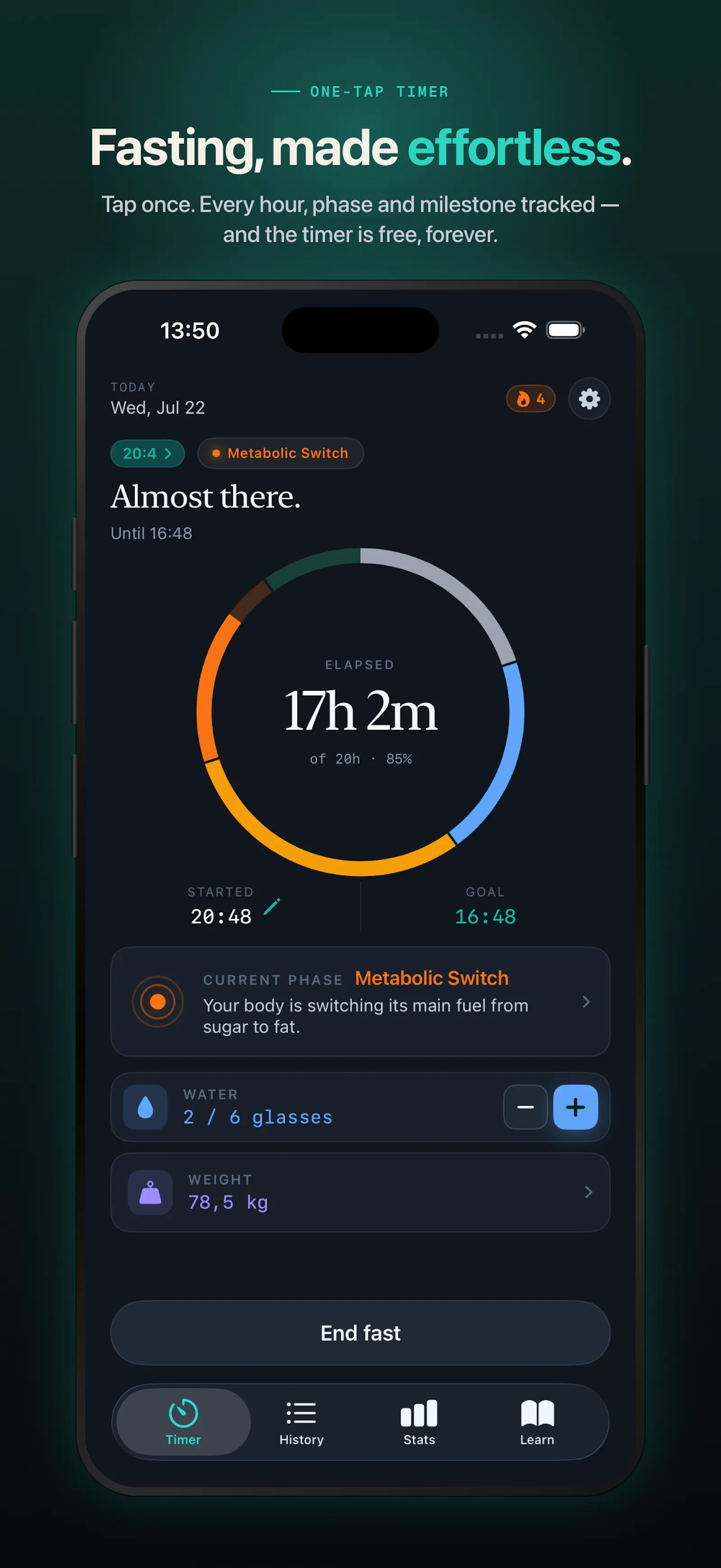 EasyFasting screenshot 1
