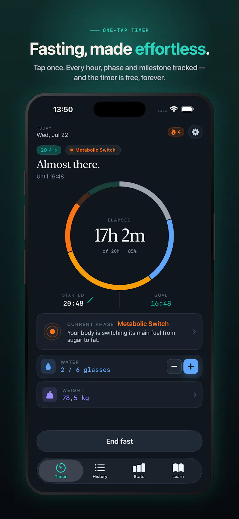 EasyFasting screenshot 1