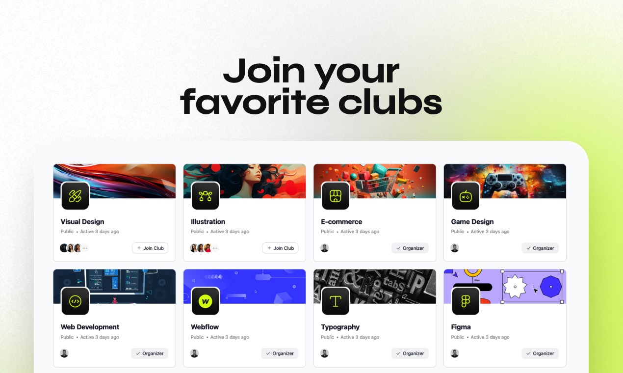 startuptile SQUAR CLUB-Design community for creative professionals to learn & grow