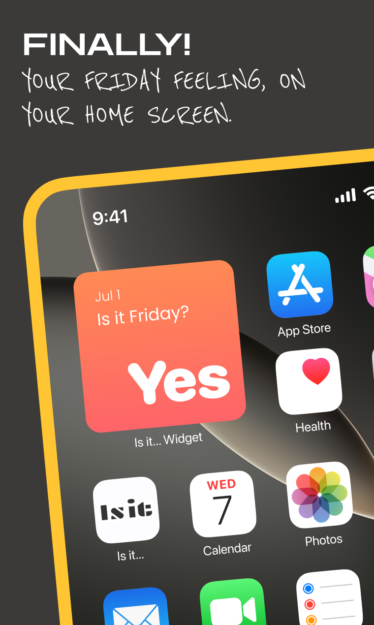 Is het ... widget - De minimalistische widget voor uw meest gewaardeerde dagen. media 2