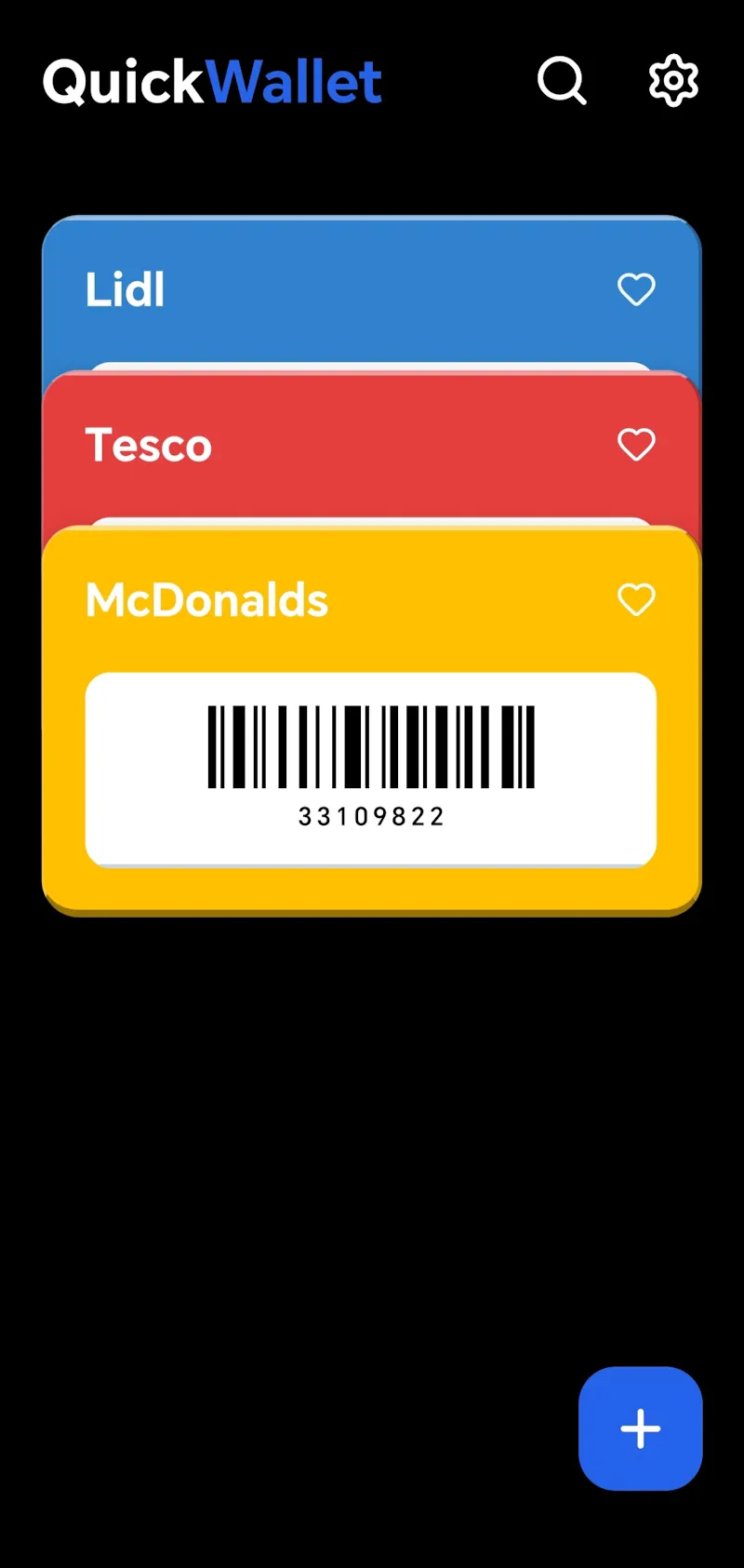 QuickWallet screenshot 2