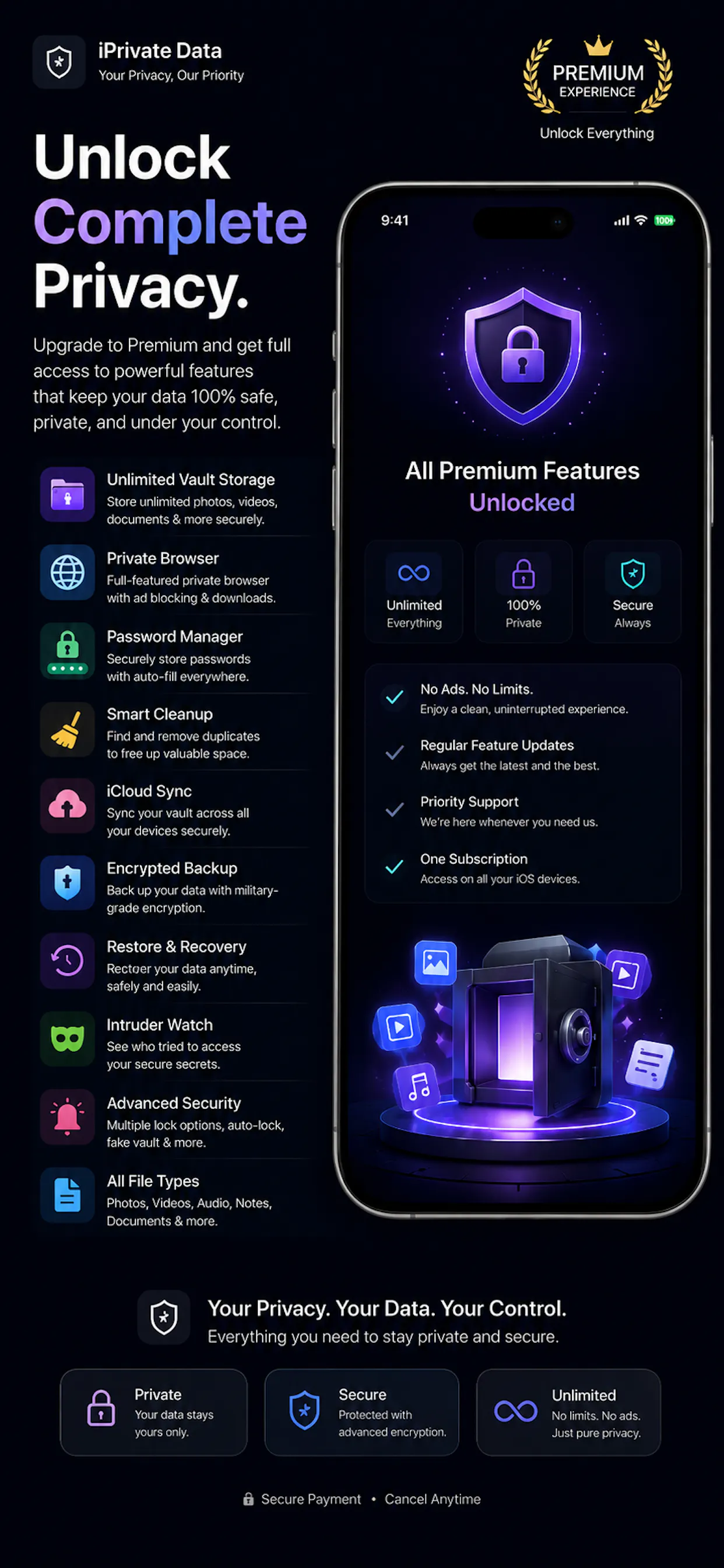 iPrivate Data - Secret Vault gallery image