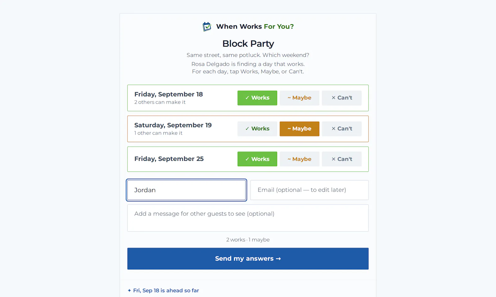 When Works For You? screenshot 4