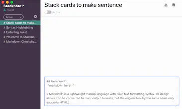 Stacknote gallery image