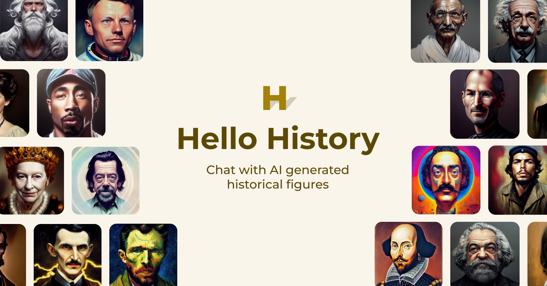 Hola historia 3.0 - Chatear con figuras históricas generadas por IA, ahora con voz media 2