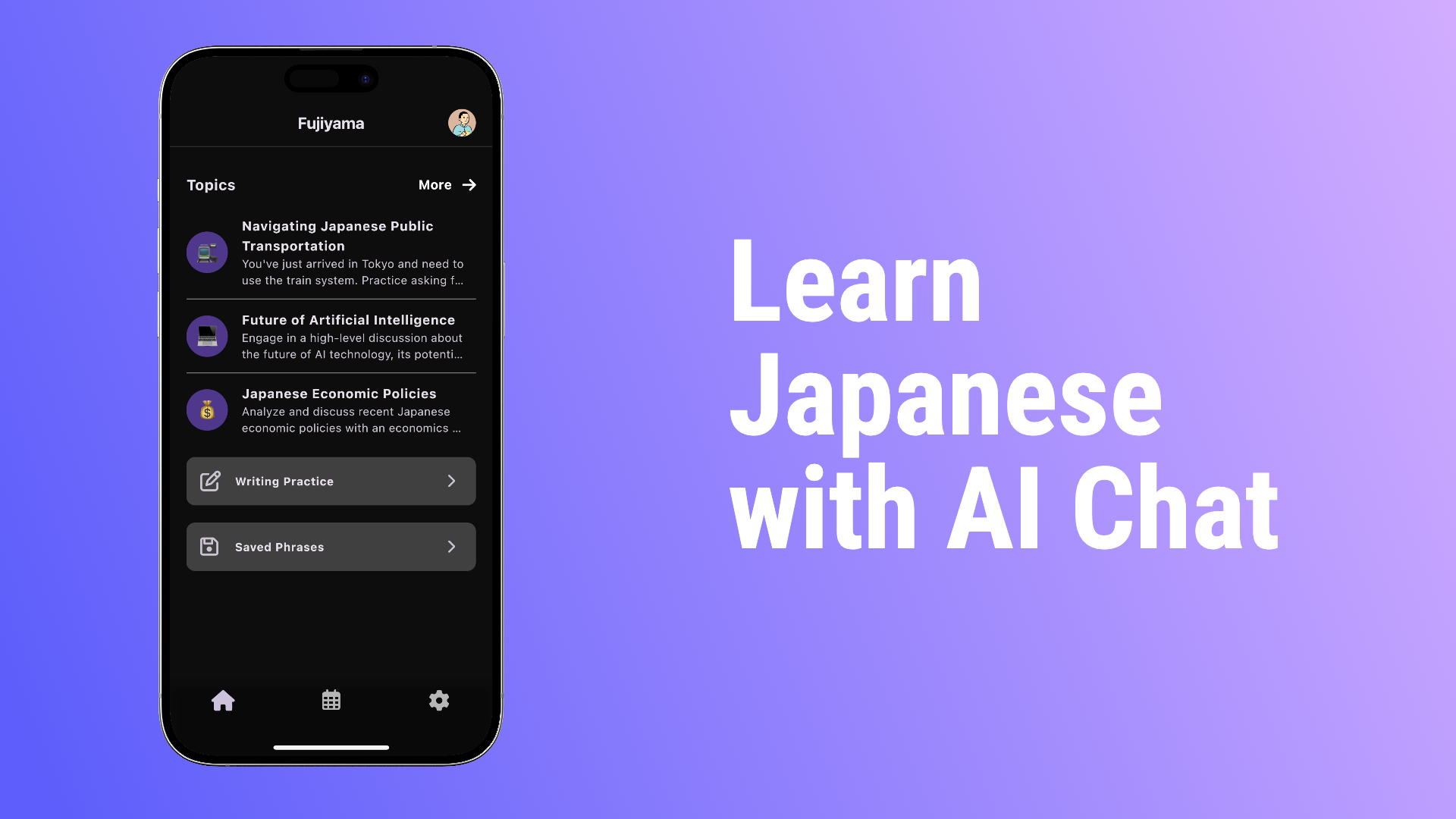 startuptile Fujiyama-Practice natural Japanese conversation in real-time with AI