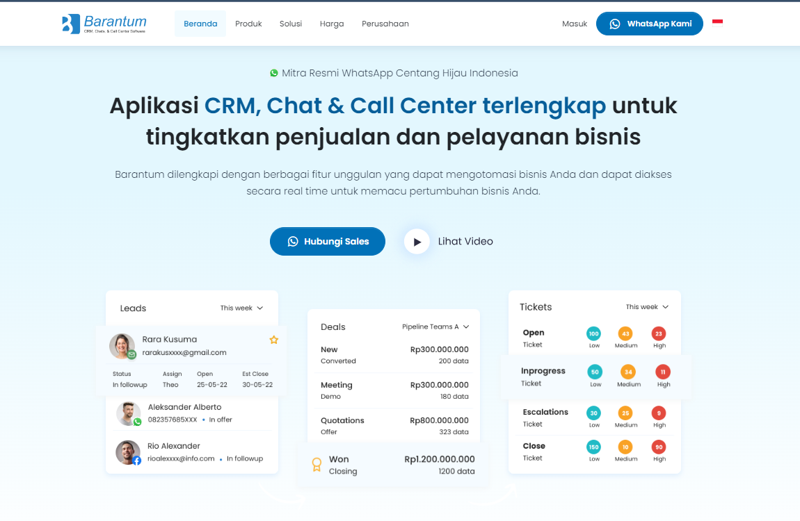 Sistema Barantum CRM