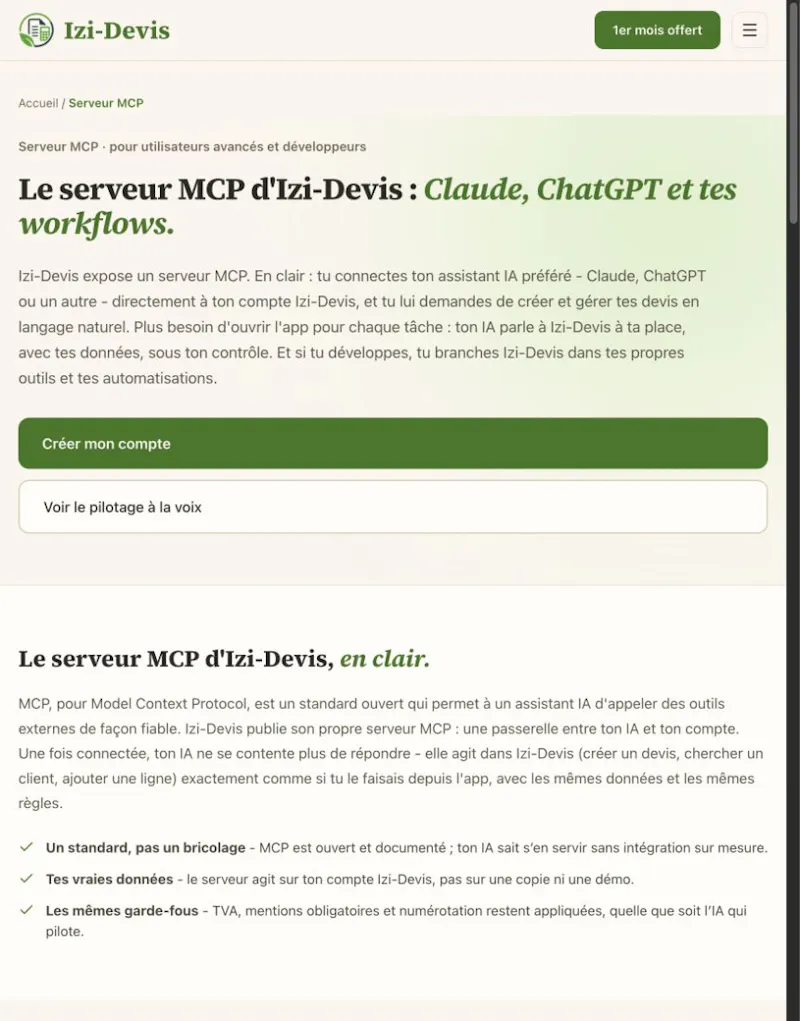 Izi-Devis screenshot 3
