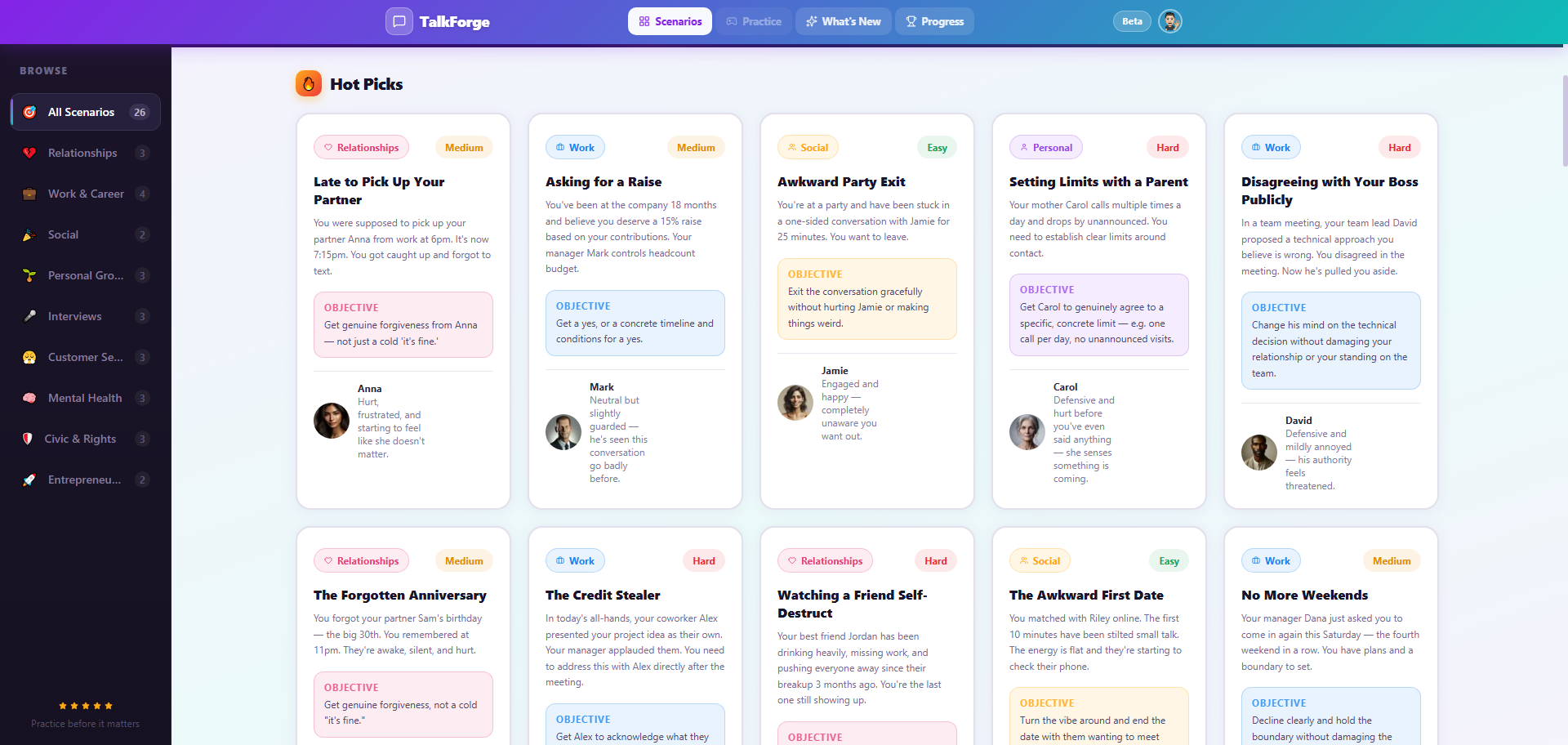 TalkForge-Master Real Life Conversation gallery image