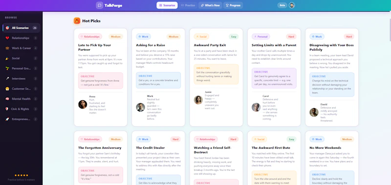 TalkForge-Master Real Life Conversation screenshot 2