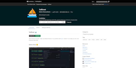 Sailboat gallery image