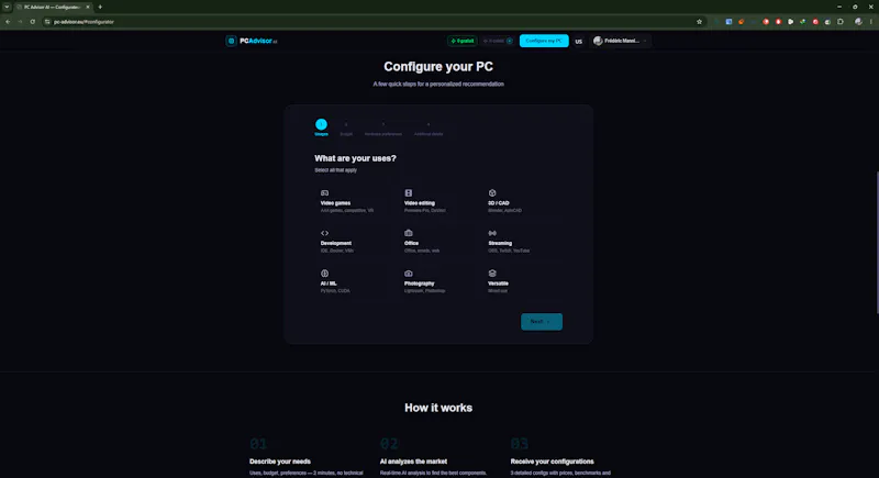 PC Advisor AI screenshot 2