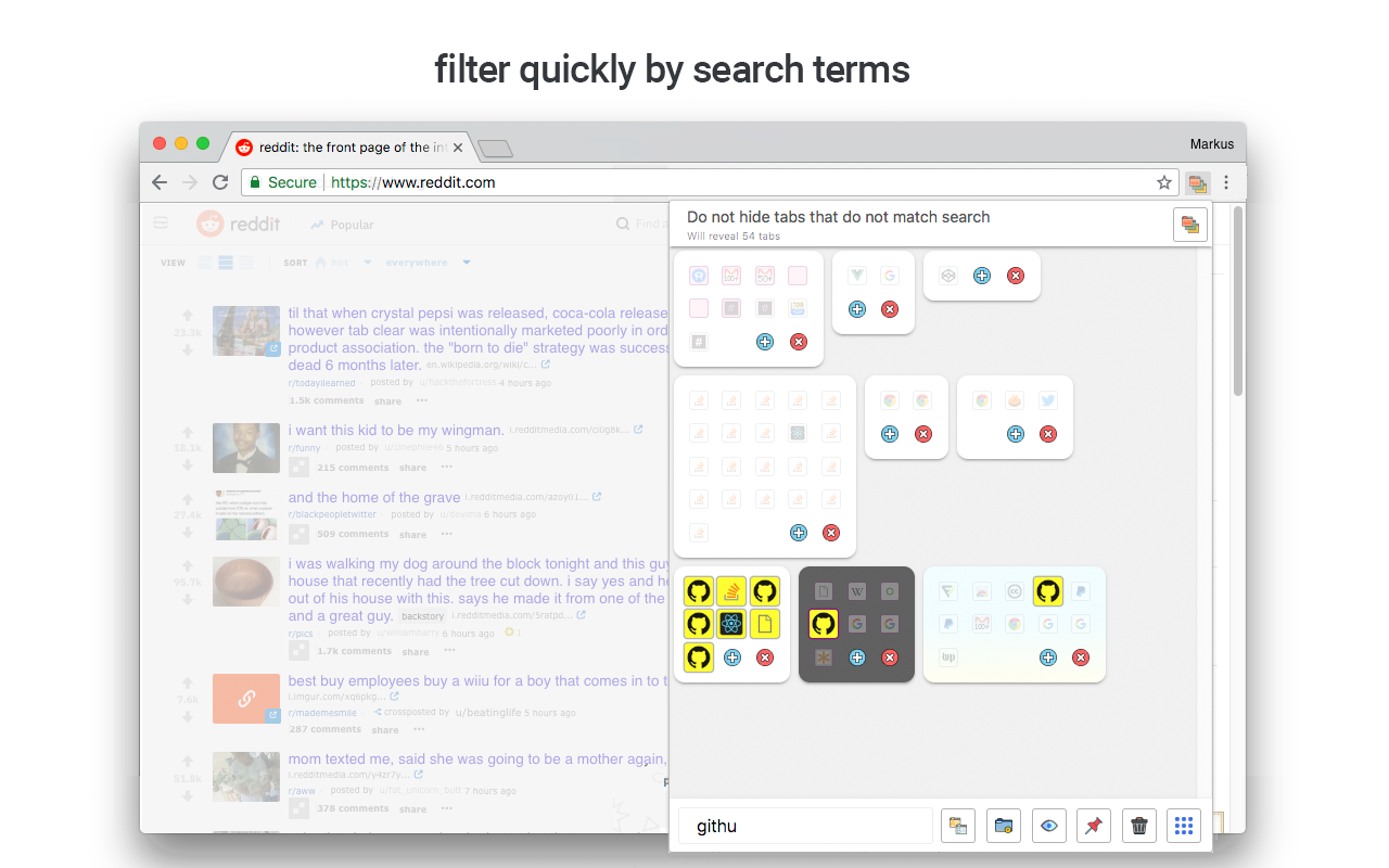 Tab Manager Plus for Chrome Image