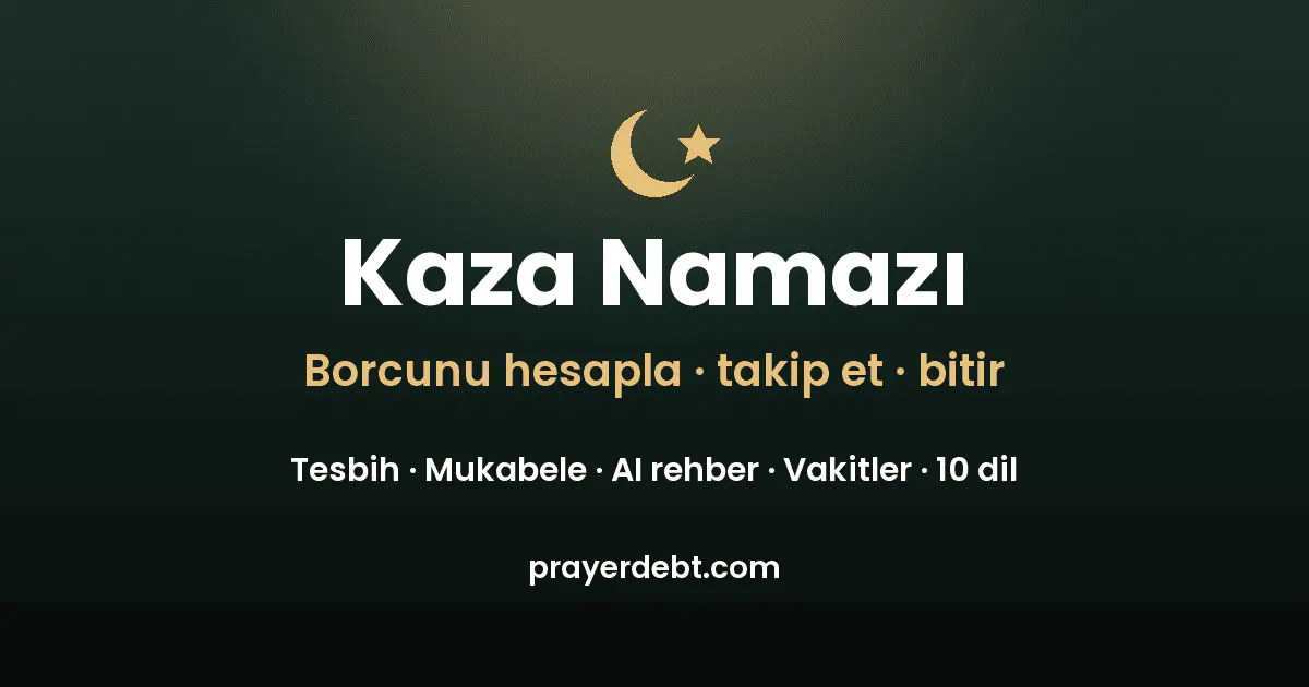 Kaza Namazı: Prayer Debt Tracker gallery image