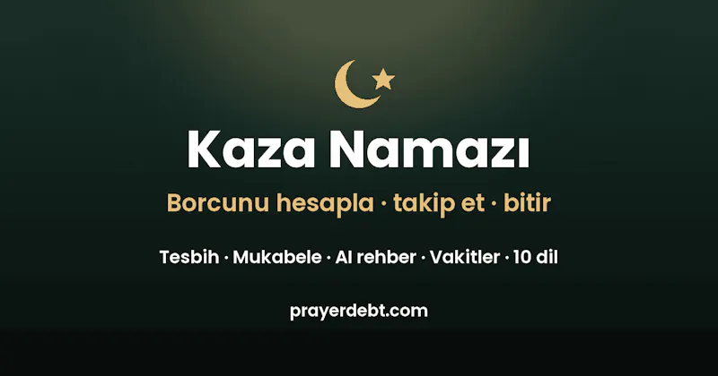 Kaza Namazı: Prayer Debt Tracker screenshot 1