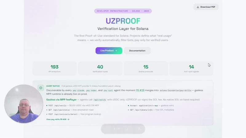 UZPROOF screenshot 1 (video preview)