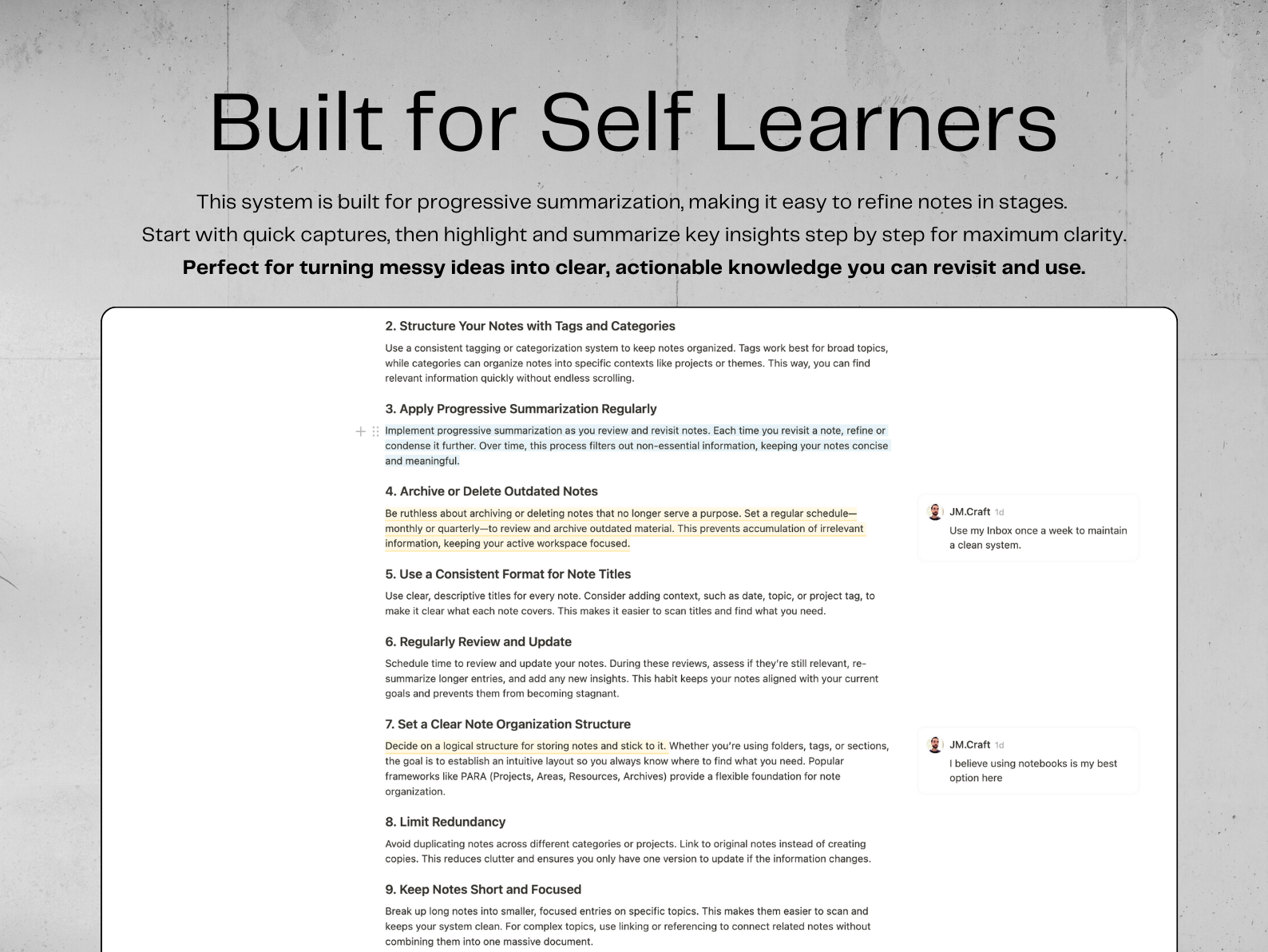 Hub Knowledge - Système de prise de notes media 7