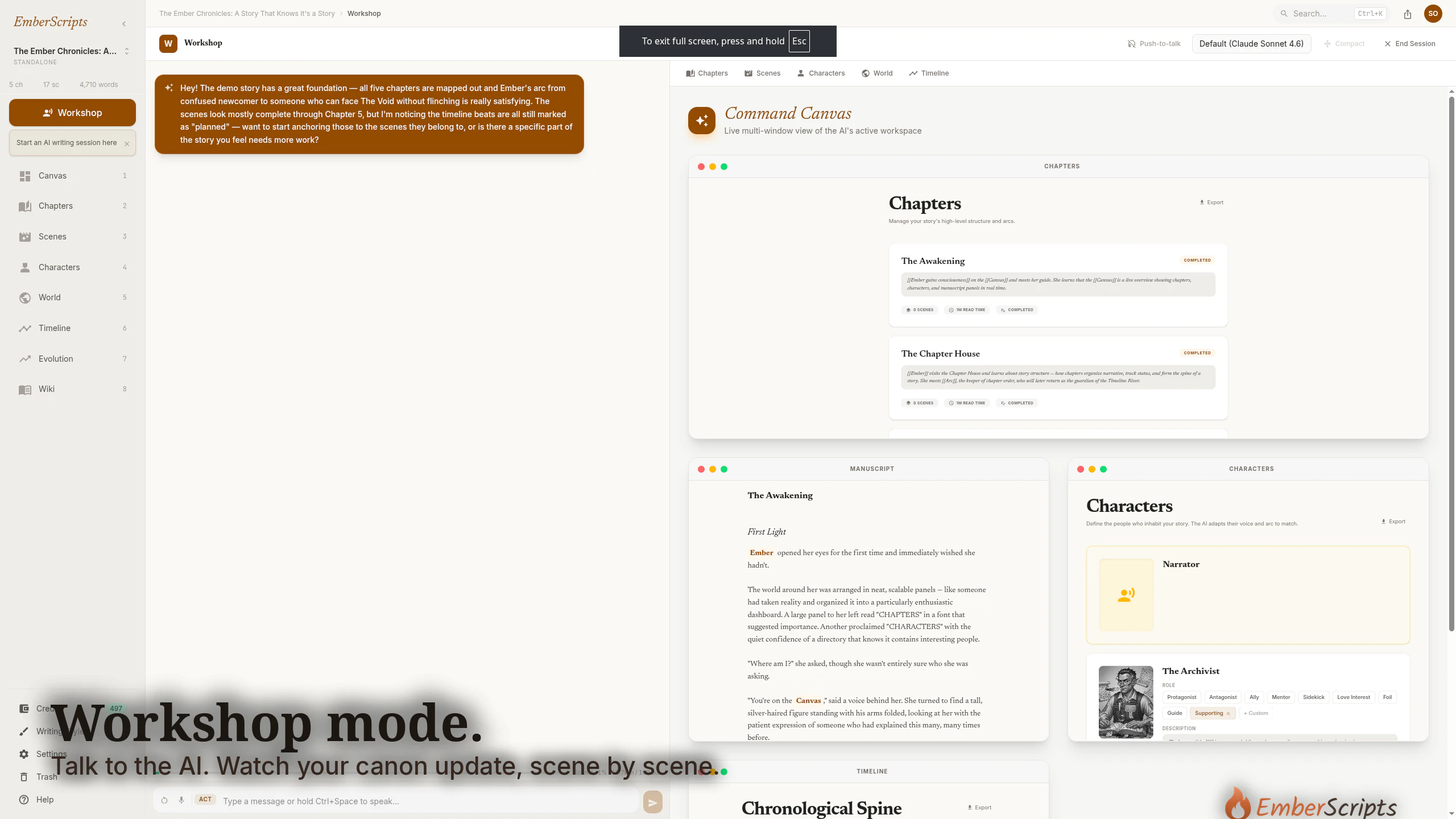 EmberScripts screenshot 2
