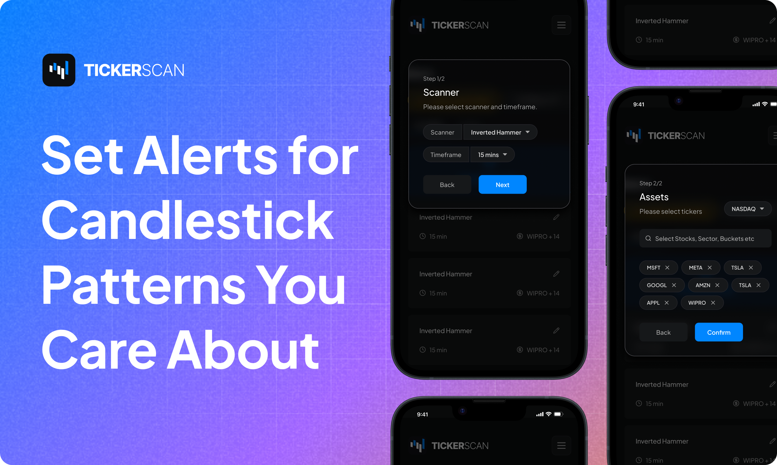 Tickerscan - Live -Scanner & Warnungen für Aktien, Forex und Kryptohandel Medien 3