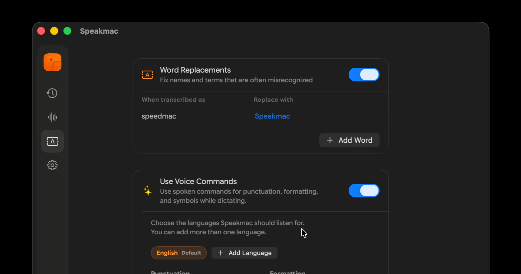 Speakmac screenshot 4