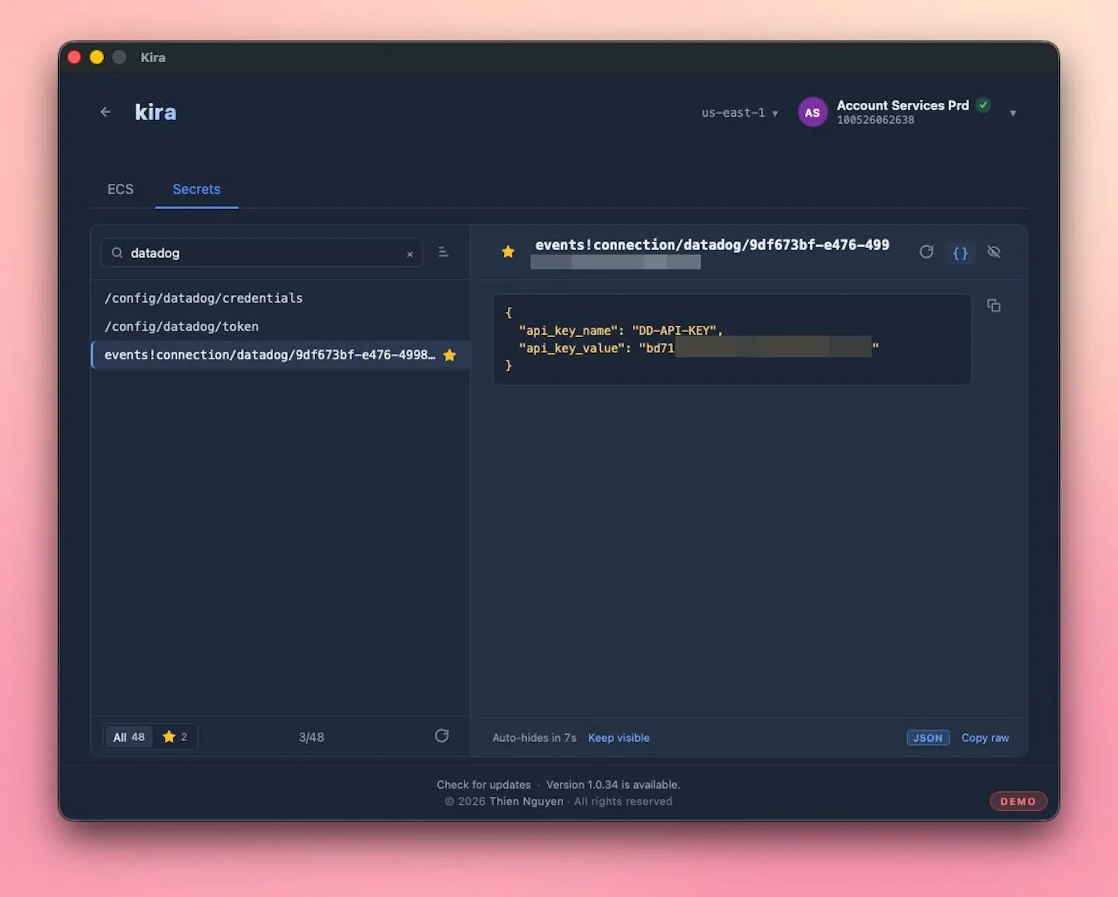 Kira — AWS, without the friction screenshot 10