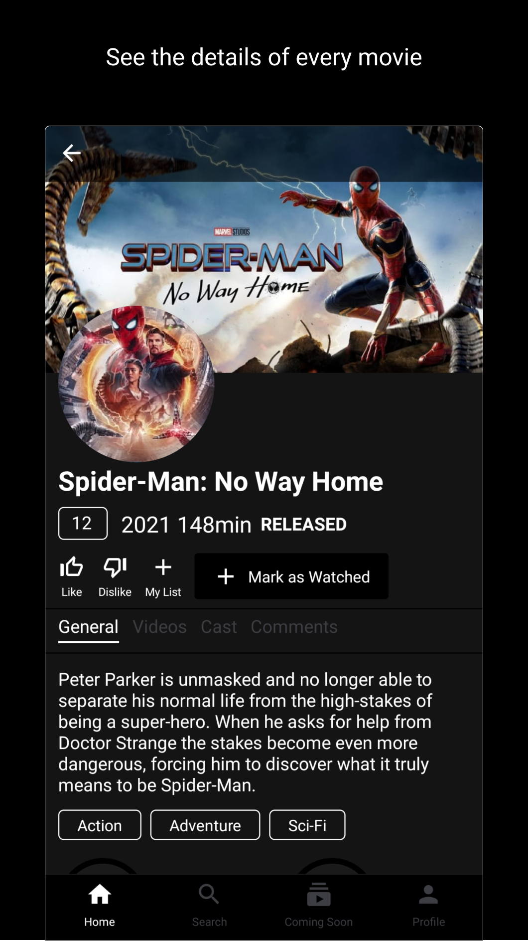 CineHub: Movies & TV Shows Tracker gallery image