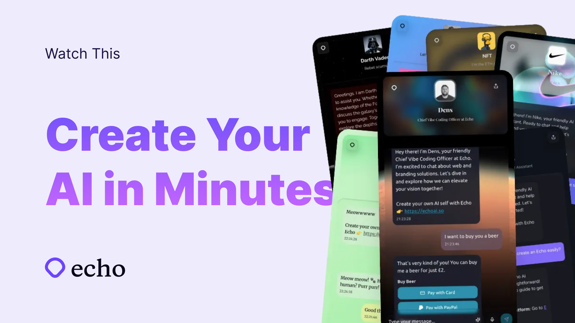 Echo AI - Screenshot 2 showing product features and functionality