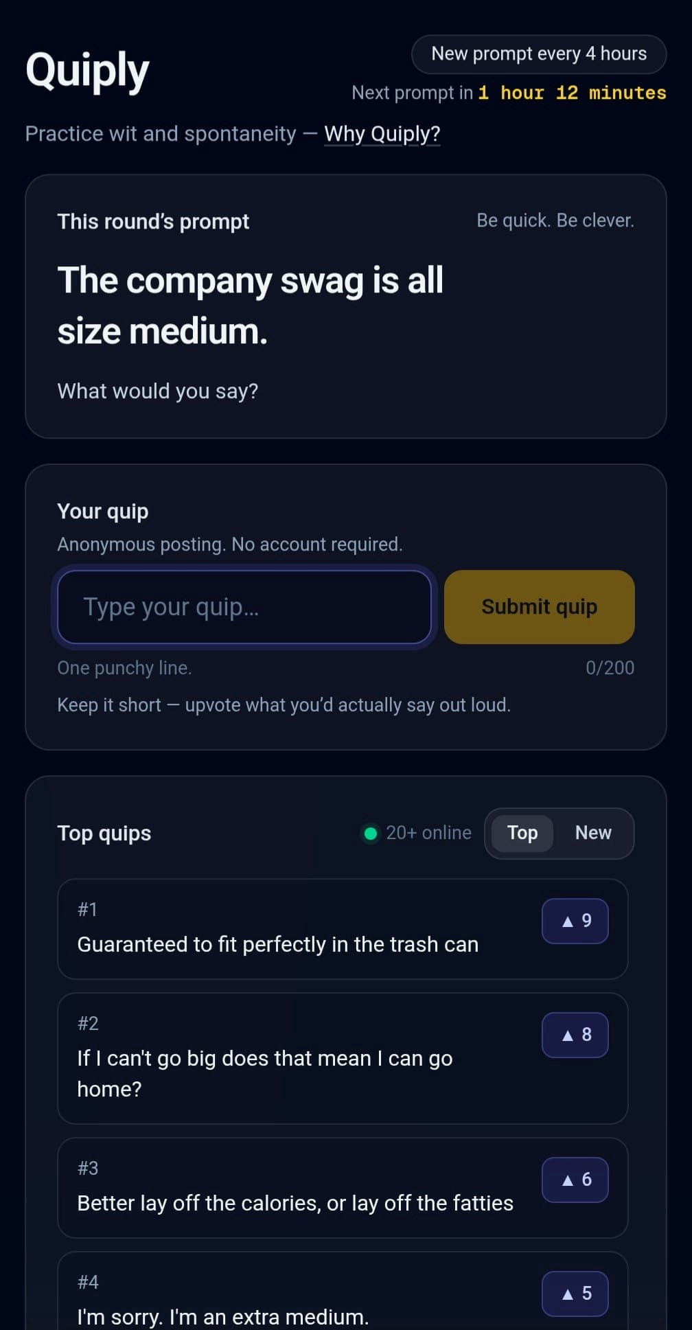 Quiply - Screenshot 2 showing product features and functionality