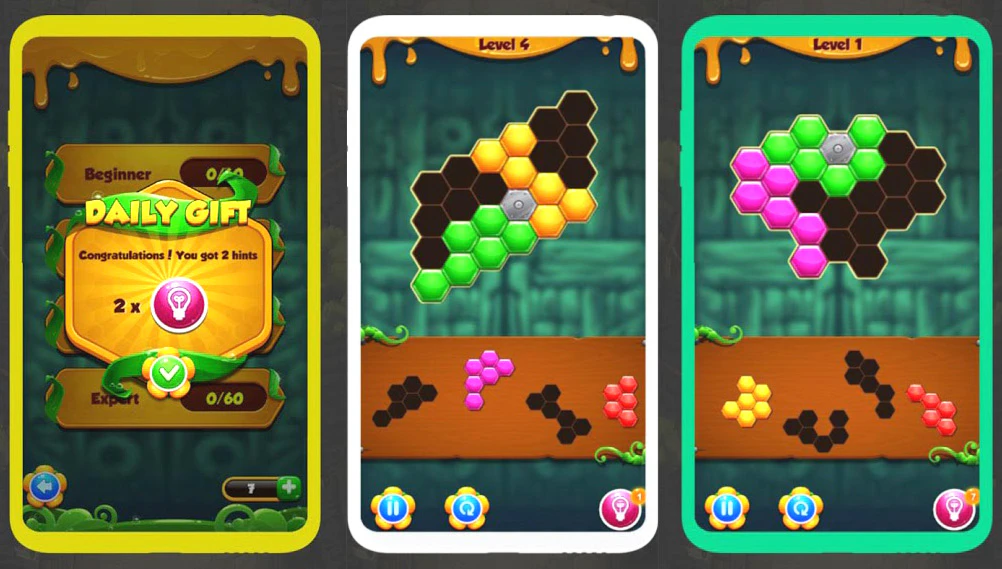 Hexagon Block Puzzle - Android Game