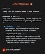AI Reddit Simulator gallery image