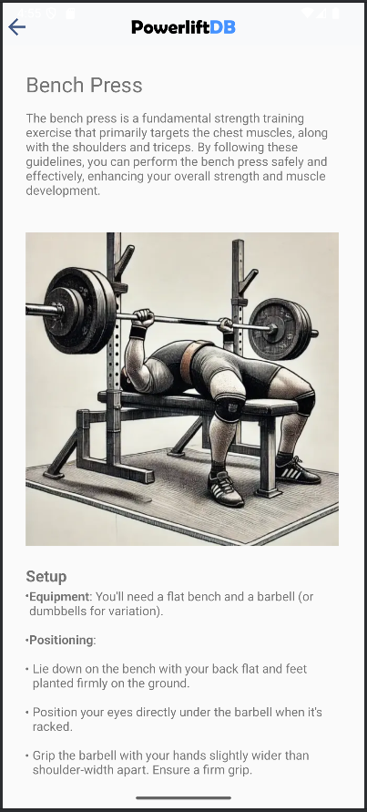 PowerLiftdb Krafttraining App - Einfache Trainingsverfolgung für ernsthafte Lifter Medien 6