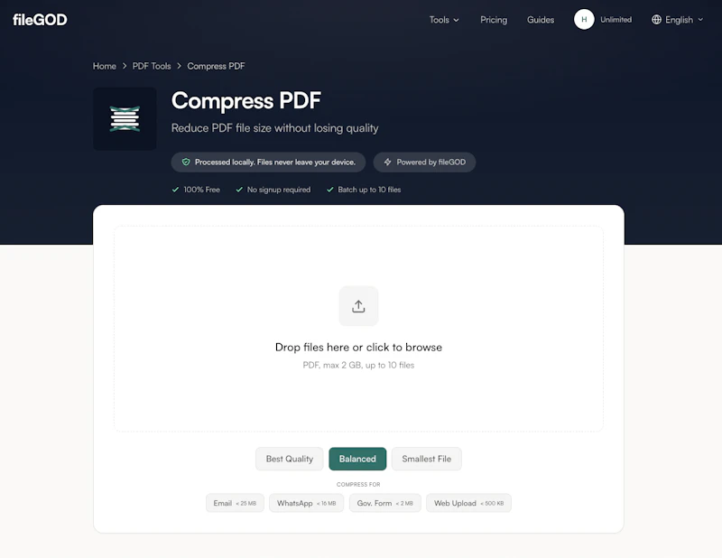 fileGOD screenshot 3